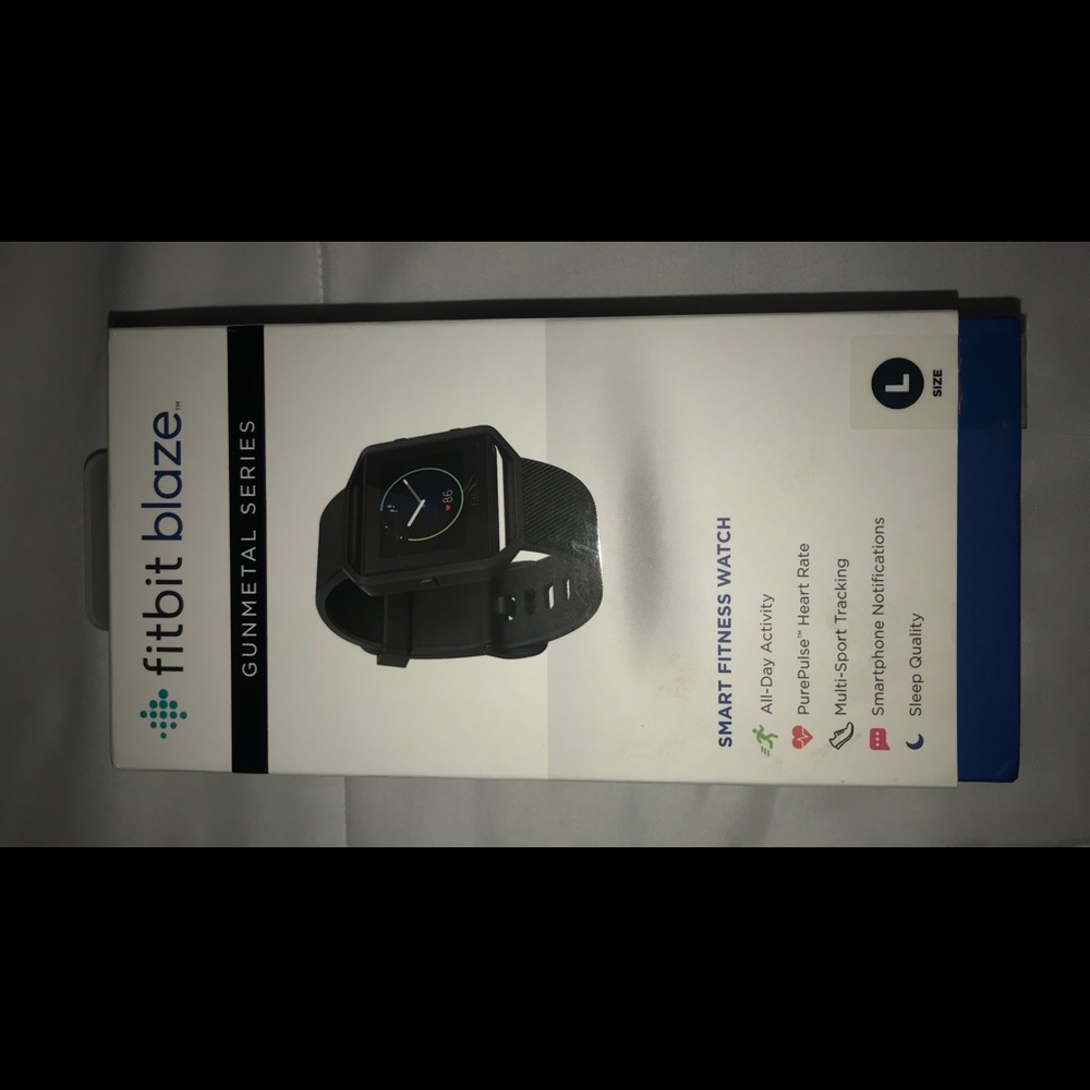Fitbit blaze gunmetal series